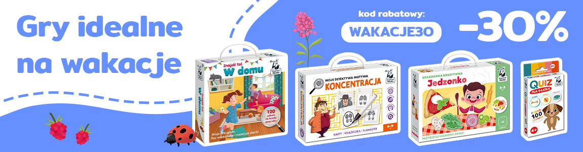 Promocja na gry wakacyjne Kapitan Nauka